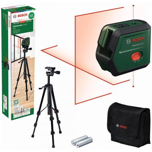 BOSCH UniversalLevel 2 UNI Laser krzyżowy z funkcją pionu 0603663F01