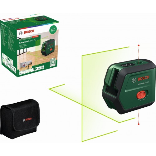 BOSCH AdvancedLevel 2G UNI Laser krzyżowy z funkcją pionu 0603663G00