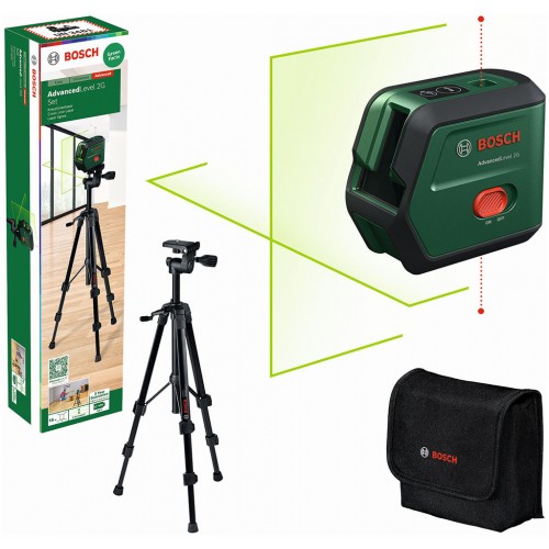 BOSCH AdvancedLevel 2G UNI Laser krzyżowy z funkcją pionu 0603663G01