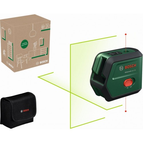 BOSCH AdvancedLevel 2G - Basic Laser krzyżowy z funkcją pionu 0603663GZ0