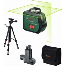 BOSCH PLL360-15G UNI Laser krzyżowy 360° + statyw + uchwyt 0603663K02