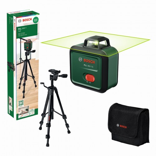 BOSCH PLL 360-1G Laser liniowy, Zestaw 0603663M01 BOSCH PLL 360-1G Laser liniowy, Zestaw 0603663M01