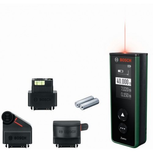 BOSCH Zamo IV Set UNI Cyfrowy dalmierz laserowy 0603672H01 BOSCH Zamo IV Set UNI Cyfrowy dalmierz laserowy 0603672H01