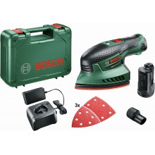 BOSCH EasySander 12 Akumulatorowa szlifierka uniwersalna, 2x2,0 Ah 060397690A