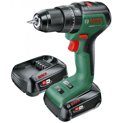 BOSCH UniversalImpact 18V-60(2x2,0Ah)+AL18V Akumul. wiertarko-wkrętarka udarowa 06039D7102