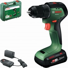 BOSCH PSR18V-60 Wiertarko-wkrętarka akumulatorowa, 1x2,5Ah, Walizka 06039D7201