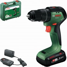 BOSCH PSB18V-60 Akumulatorowe wiertarko-wkrętarki udarowe, 1x2,5Ah, Walizka 06039D7301