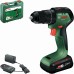 BOSCH PSB18V-60 Akumulatorowe wiertarko-wkrętarki udarowe, 1x2,5Ah, Walizka 06039D7301
