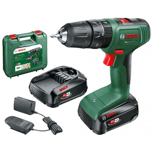 BOSCH EasyImpact 18V-40 (2x1,5Ah)+AL18 -20 Akumul. wiertarko-wkrętarka udarowa 06039D8102