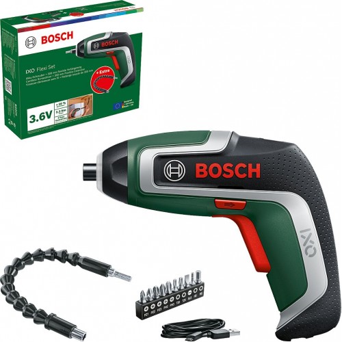 BOSCH IXO 7 zestaw Flexi - Zestaw Flexi Wkrętarka akumulatorowa 06039E000A