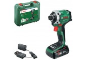 BOSCH UID 18V-210 Klucz udarowy z 1× akumulatorem 2,0 Ah i ładowarką 06039E7000