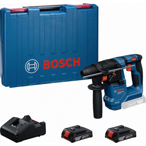 BOSCH GBH 18V-18 PROFESSIONAL Młot udarowo-obrotowy, SDS plus, 2× 2,0 Ah 0611927001