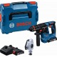 BOSCH GBH 18V-18 X PROFESSIONAL Młot udarowo-obrotowy ONECHUCK, L-BOXX, 2×2.0Ah 0611927101