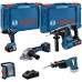 BOSCH GSB+GBH+GWS+GSA+GL+3×5+GAL PROFESSIONAL Zestaw 5 narzędzi 18 V 0615A5007S