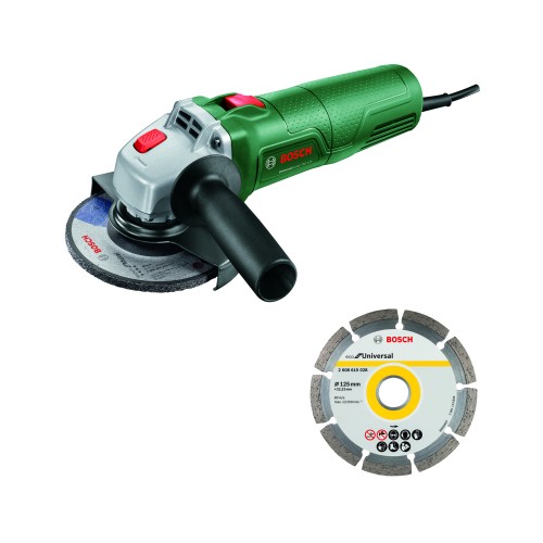 BOSCH UniversalGrind 750-125 Szlifierka kątowa + tarcza 0615A5009E