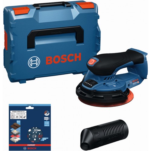 BOSCH GEX 18V-150-3 PROFESSIONAL Akumulatorowa szlifierka mimośrodowa, L-BOXX 0615A500GC BOSCH GEX 18V-150-3 PROFESSIONAL Akumulatorowa szlifierka mimośrodowa, L-BOXX 0615A500GC