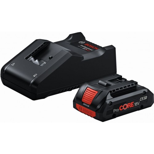 BOSCH ProCORE18V 4.0Ah + GAL 18V-40 PROFESSIONAL Zestaw startowy 1600A01U7U