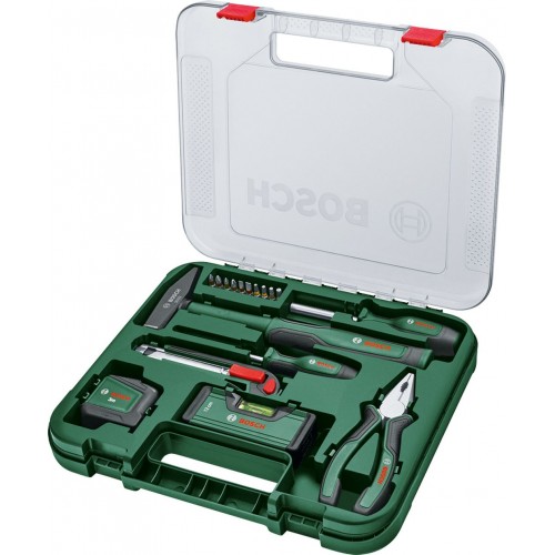 BOSCH Zestaw uniwersalnych narzędzi ręcznych, 17-częściowy 1600A02BY5