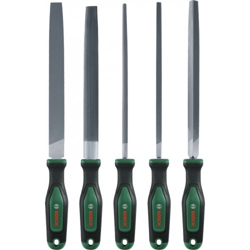BOSCH Zestaw pilników 200 mm 5 szt. 1600A02ZB0