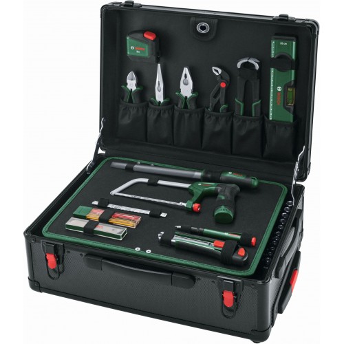 BOSCH 119-elementowy zestaw walizki narzędziowej na kółkach 1600A02ZB4