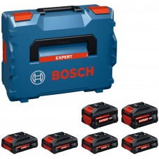 BOSCH EXPERT 4x EXBA18V-40 akumulatory + 2 akumulatory EXBA18V-80 Akumulator 1600A0373G