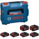 BOSCH EXPERT 4x EXBA18V-40 akumulatory + 2 akumulatory EXBA18V-80 Akumulator 1600A0373G