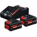 BOSCH Expert 2× EXBA18V-80 + EXAL18V-160 Zestaw startowy 1600A0373T