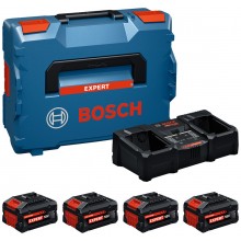 BOSCH EXPERT 2x EXBA18V-55+EXBA18V-80+ładowarka EXAL18V2-320 Zestaw startowy 1600A0373Y