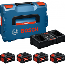 BOSCH EXPERT 2x EXBA18V-55+EXBA18V-80+ładowarka EXAL18V2-320 Zestaw startowy 1600A0373Y