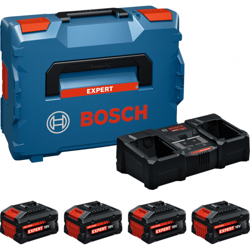 BOSCH akumulatory EXBA18V-55+EXBA18V-80+ładowarka EXAL18V2-320 Zestaw startowy 1600A0373Y