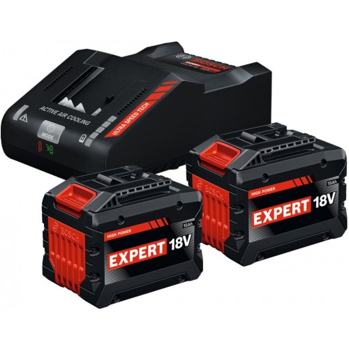 BOSCH Expert 2 akumulatory EXBA18V-150 + ładowarka EXAL18V-160 Zestaw startowy 1600A0373Z