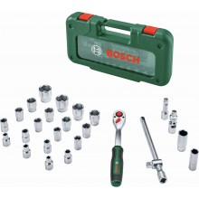 BOSCH 26-elementowy zestaw grzechotkowy 1/2” 1600A039J7