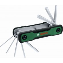 BOSCH Zestaw składanych kluczy sześciokątnych 8 w 1 1600A039L7
