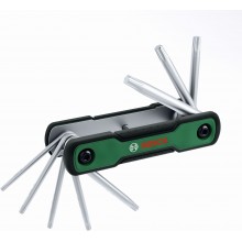 BOSCH Zestaw składanych kluczy Torx 8 w 1 1600A039L8