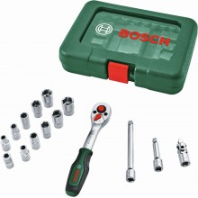 BOSCH 15-częściowy zestaw grzechotki 1/4” 1600A03EG1