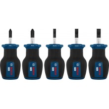 Bosch PRO Zestaw wkrętaków PH/SL z krótką rękojeścią, 5 szt. 1600A03HU6