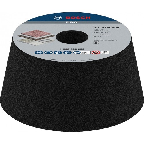 BOSCH Pokrywa szlifierska stożkowa do metalu PRO Metal Conical Cup Wheel 1608600239