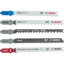 BOSCH Stichsägeblatt Set Multi Material, 5-tlg. 2607012075