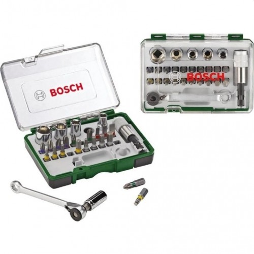 BOSCH Zestaw bitów do wkrętarek z grzechotką (27 szt.) 2607017160 BOSCH Zestaw bitów do wkrętarek z grzechotką (27 szt.) 2607017160