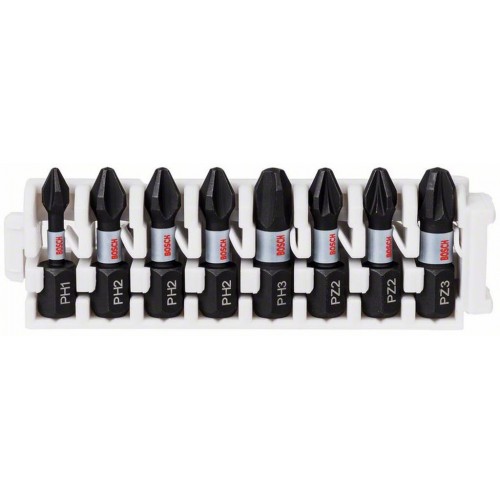 BOSCH 8-częściowy zestaw końcówek wkręcających Impact Control 2608522323