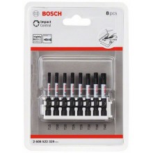 BOSCH 8-częściowy zestaw końcówek wkręcających Impact Control 2608522329