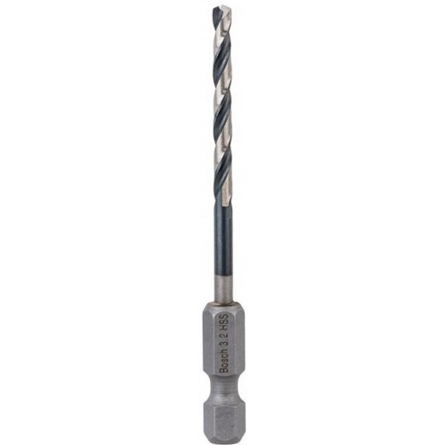 BOSCH Wiertło spiralne HSS 3,2 mm, z chwytem sześciokątnym 2608577049