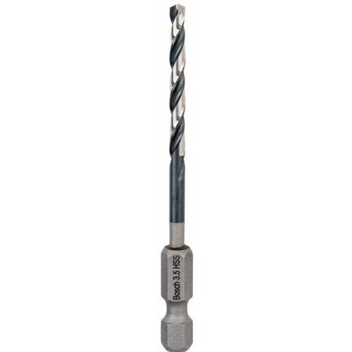 BOSCH Wiertło spiralne HSS 3,5 mm, z chwytem sześciokątnym 2608577051