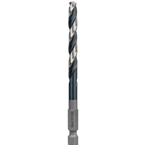 BOSCH Wiertło spiralne HSS 6,0 mm, z chwytem sześciokątnym 2608577058