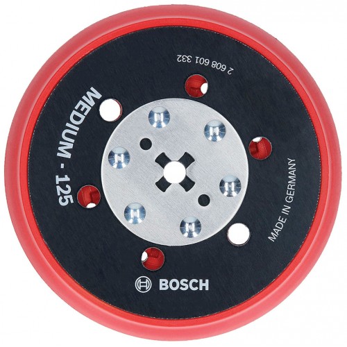 BOSCH Talerz szlifierski z otworami, 125 mm, średnia 2608601332