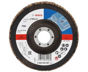 BOSCH Listkowa tarcza szlifierska X431, Standard for Metal, 125 mm, 22,23 mm, 60 260860365