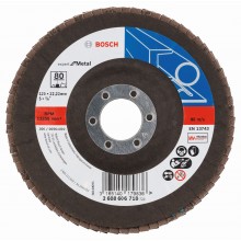 BOSCH Expert for Metal Listkowa tarcza szlifierska X551, 125x22,23mm, 80, 2608606718