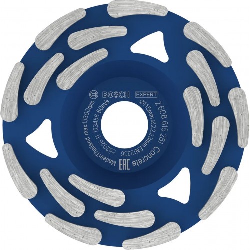 BOSCH Diamentowa tarcza garnkowa EXPERT Concrete 115 × 22,23 × 5 mm 2608615281 BOSCH Diamentowa tarcza garnkowa EXPERT Concrete 115 × 22,23 × 5 mm 2608615281