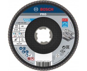 BOSCH Tarcza listkowa PRO X571, kątowa, 125 mm, G40, X-Lock 2608619201