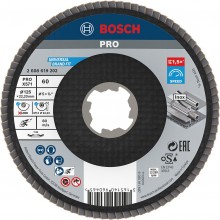 BOSCH Tarcza listkowa PRO X571, kątowa, 125 mm, G60, X-Lock 2608619202